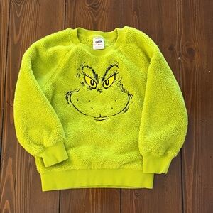 Hanna Andersson Lime Green Grinch Sweatshirt